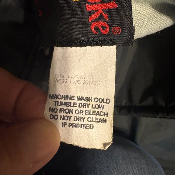 Vintage WENDY’S Dunbrook Pla-Jac Black Jacket Size L - Picture 6 of 12